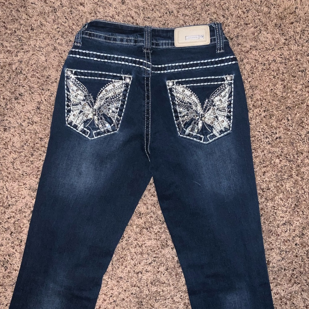 Woman bootcut jeans